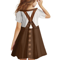 Lederhosen Costume Germany Family Matching Tank Maxi Dress and Hawaiian Shirt Bald Eagles With Traditional German Pattern