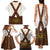 Lederhosen Costume Germany Family Matching Tank Maxi Dress and Hawaiian Shirt Bald Eagles With Traditional German Pattern