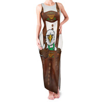 Lederhosen Costume Germany Family Matching Tank Maxi Dress and Hawaiian Shirt Bald Eagles With Traditional German Pattern