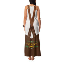Lederhosen Costume Germany Family Matching Tank Maxi Dress and Hawaiian Shirt Bald Eagles With Traditional German Pattern