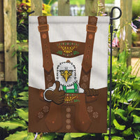 Lederhosen Costume Germany Garden Flag Bald Eagles With Traditional German Pattern