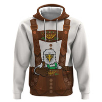 Lederhosen Costume Germany Hoodie Bald Eagles With Traditional German Pattern