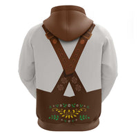 Lederhosen Costume Germany Hoodie Bald Eagles With Traditional German Pattern