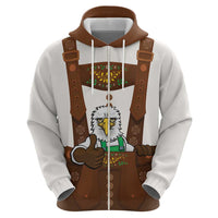 Lederhosen Costume Germany Hoodie Bald Eagles With Traditional German Pattern