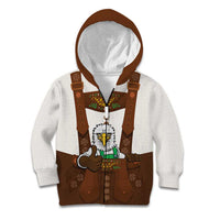 Lederhosen Costume Germany Kid Hoodie Bald Eagles With Traditional German Pattern