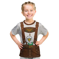 Lederhosen Costume Germany Kid T Shirt Bald Eagles With Traditional German Pattern