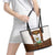 Lederhosen Costume Germany Leather Tote Bag Bald Eagles With Traditional German Pattern