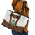 Lederhosen Costume Germany Leather Tote Bag Bald Eagles With Traditional German Pattern