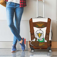 Lederhosen Costume Germany Luggage Cover Bald Eagles With Traditional German Pattern