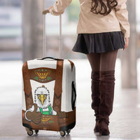 Lederhosen Costume Germany Luggage Cover Bald Eagles With Traditional German Pattern