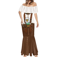 Lederhosen Costume Germany Mermaid Dress Bald Eagles With Traditional German Pattern