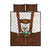 Lederhosen Costume Germany Quilt Bed Set Bald Eagles With Traditional German Pattern