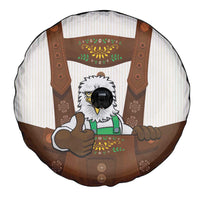 Lederhosen Costume Germany Spare Tire Cover Bald Eagles With Traditional German Pattern