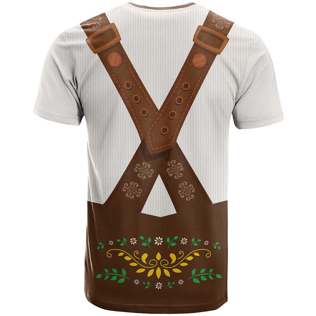 Lederhosen Costume Germany T Shirt Bald Eagles With Traditional German Pattern