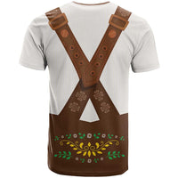 Lederhosen Costume Germany T Shirt Bald Eagles With Traditional German Pattern
