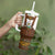 Lederhosen Costume Germany Tumbler With Handle Bald Eagles With Traditional German Pattern