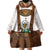 Lederhosen Costume Germany Wearable Blanket Hoodie Bald Eagles With Traditional German Pattern