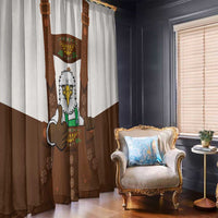 Lederhosen Costume Germany Window Curtain Bald Eagles With Traditional German Pattern