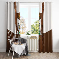 Lederhosen Costume Germany Window Curtain Bald Eagles With Traditional German Pattern