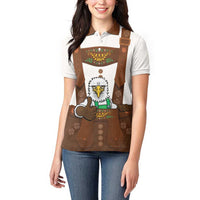 Lederhosen Costume Germany Women Polo Shirt Bald Eagles With Traditional German Pattern