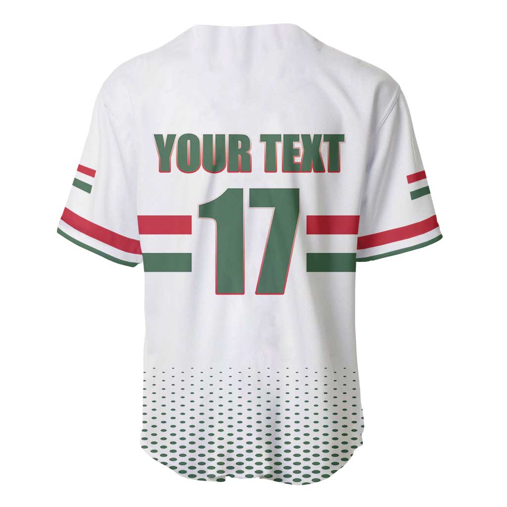 Custom Hungary Ice Hockey Baseball Jersey White Style Come on Magyars
