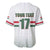 Custom Hungary Ice Hockey Baseball Jersey White Style Come on Magyars