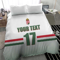 Custom Hungary Ice Hockey Bedding Set White Style Come on Magyars