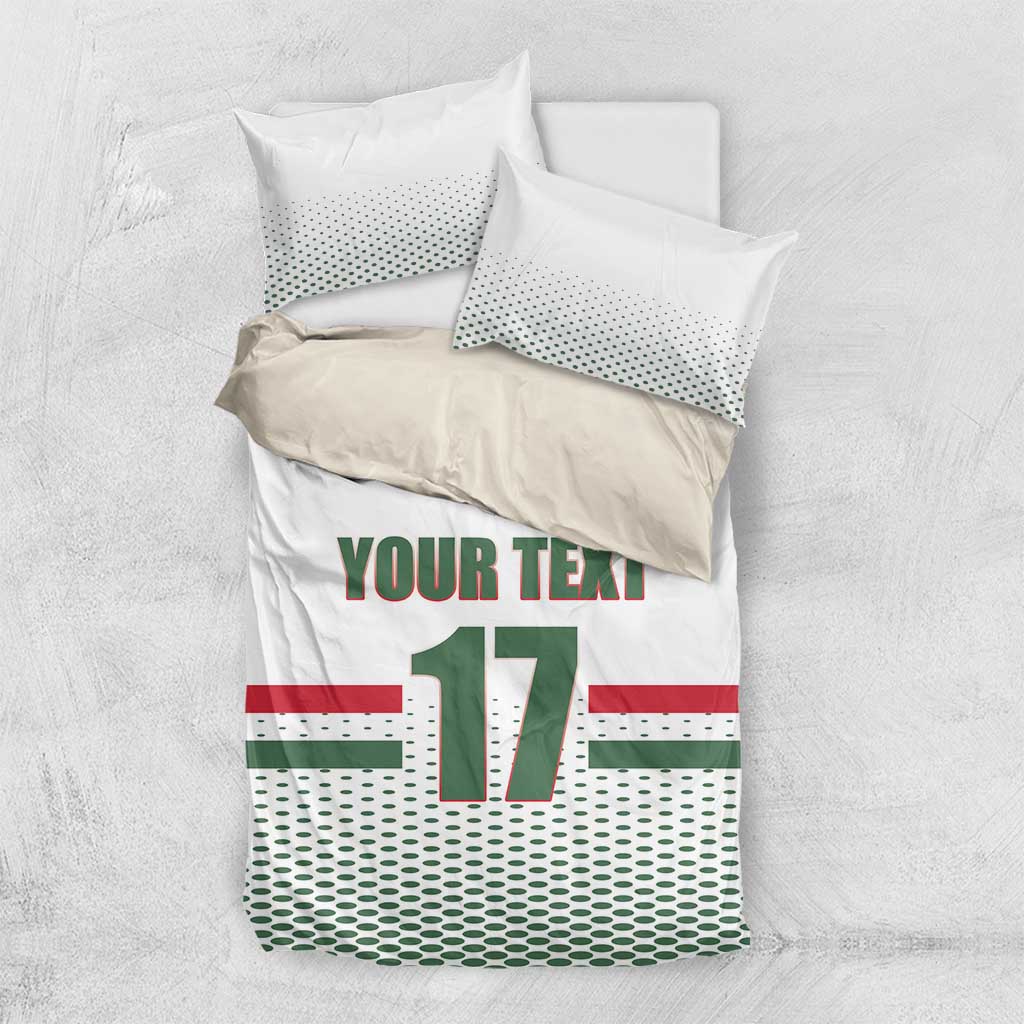 Custom Hungary Ice Hockey Bedding Set White Style Come on Magyars