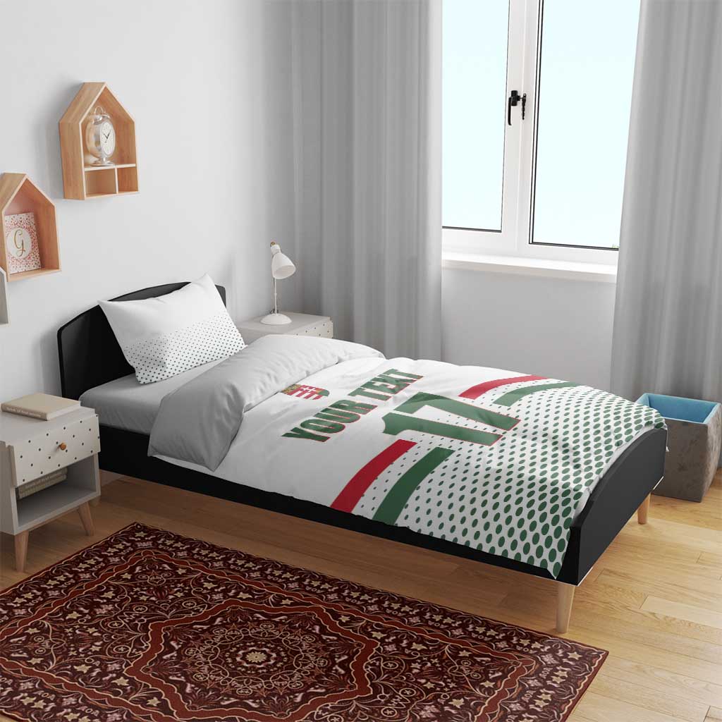 Custom Hungary Ice Hockey Bedding Set White Style Come on Magyars