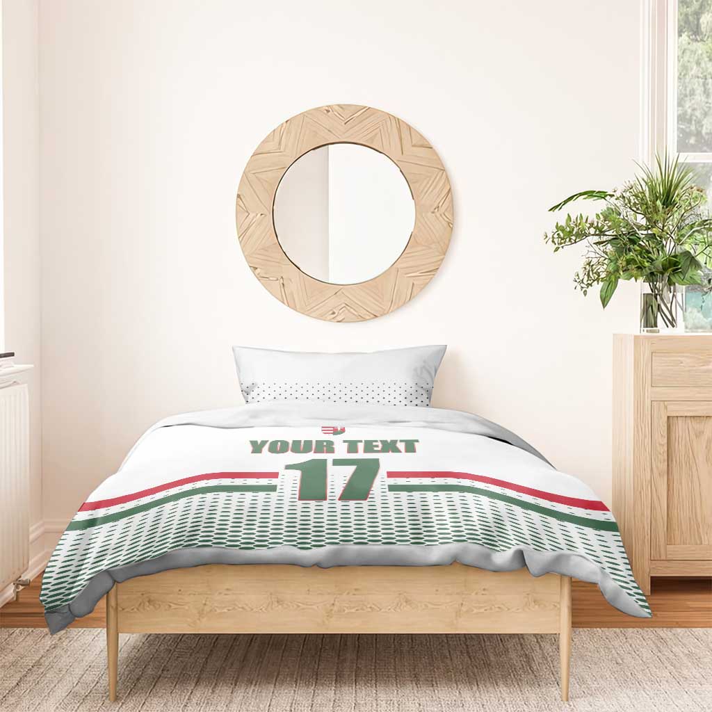 Custom Hungary Ice Hockey Bedding Set White Style Come on Magyars