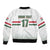 Custom Hungary Ice Hockey Bomber Jacket White Style Come on Magyars