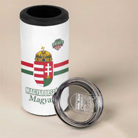 Custom Hungary Ice Hockey 4 in 1 Can Cooler Tumbler White Style Come on Magyars