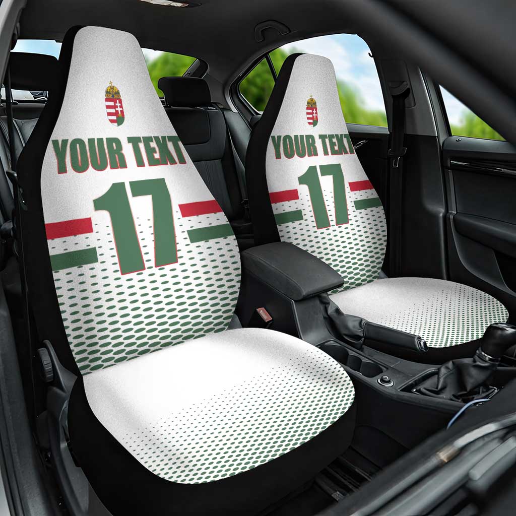 Custom Hungary Ice Hockey Car Seat Cover White Style Come on Magyars
