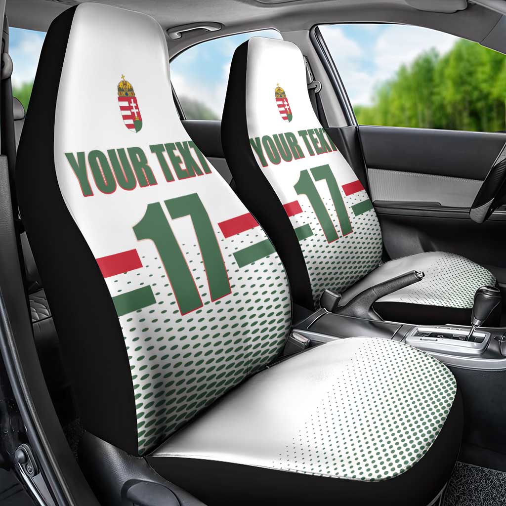 Custom Hungary Ice Hockey Car Seat Cover White Style Come on Magyars