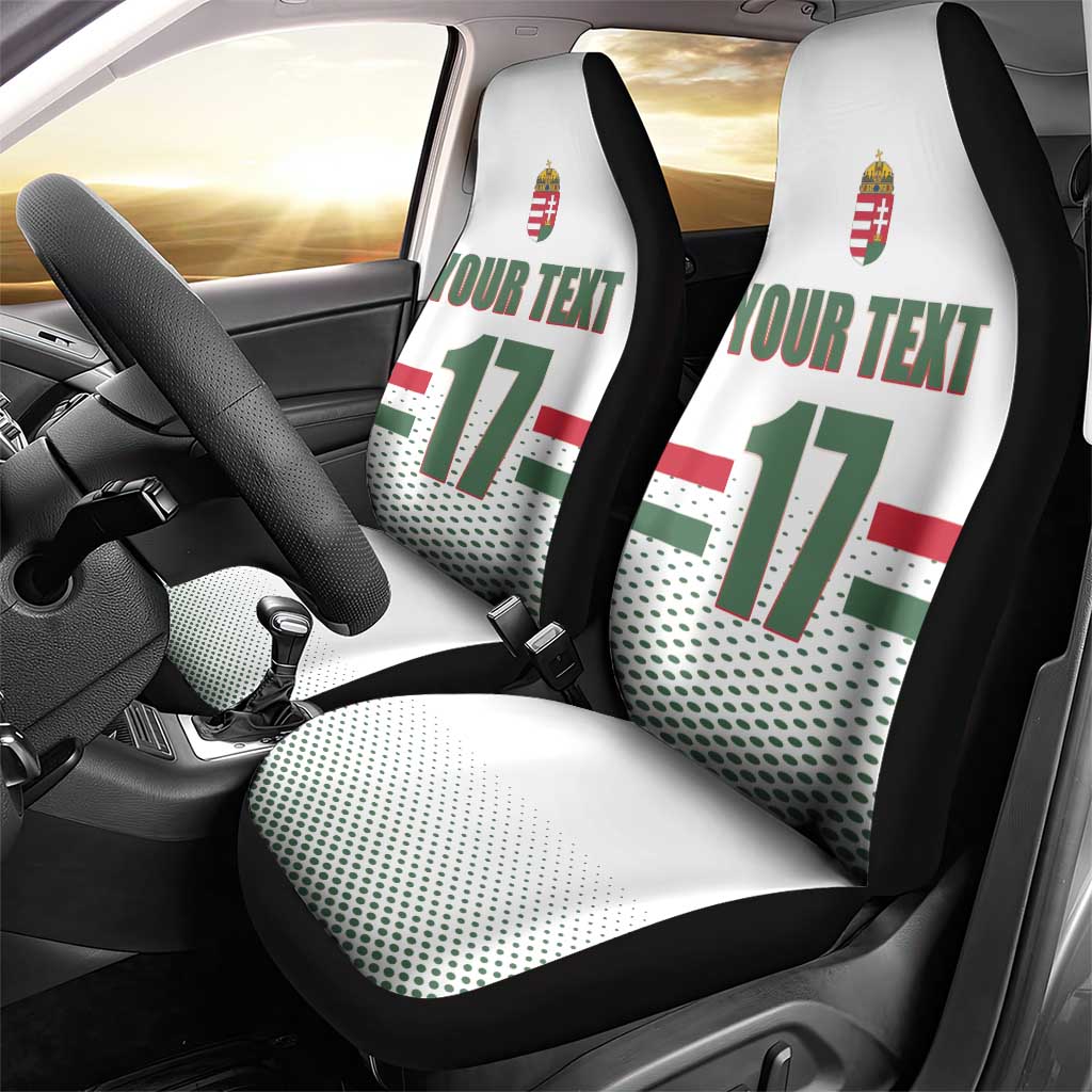 Custom Hungary Ice Hockey Car Seat Cover White Style Come on Magyars