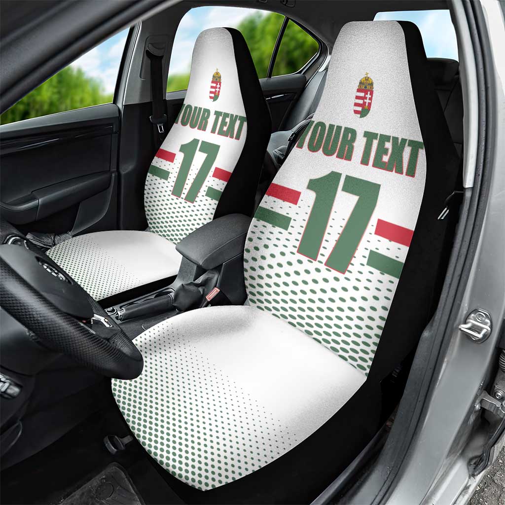 Custom Hungary Ice Hockey Car Seat Cover White Style Come on Magyars