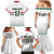 Custom Hungary Ice Hockey Family Matching Mermaid Dress and Hawaiian Shirt White Style Come on Magyars