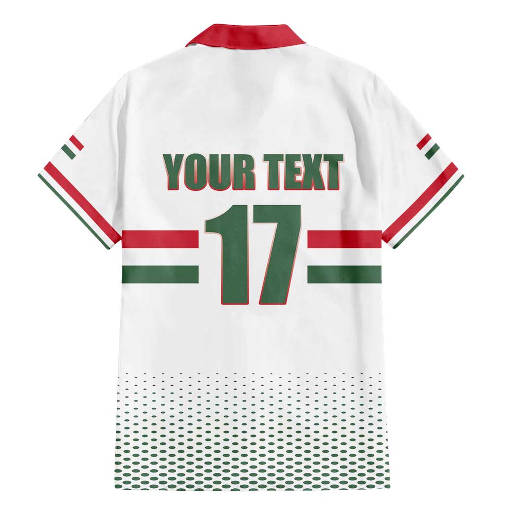 Custom Hungary Ice Hockey Family Matching Mermaid Dress and Hawaiian Shirt White Style Come on Magyars