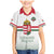 Custom Hungary Ice Hockey Family Matching Mermaid Dress and Hawaiian Shirt White Style Come on Magyars