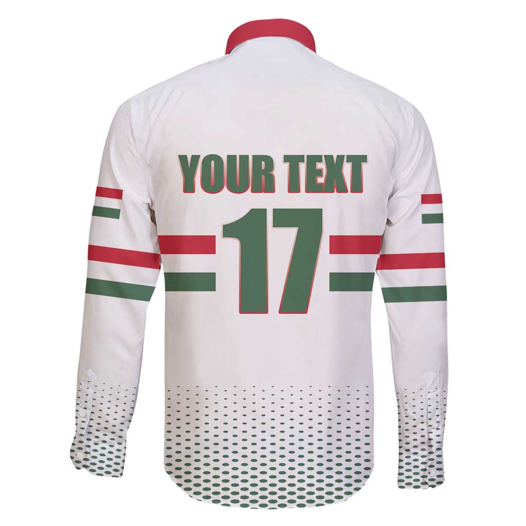 Custom Hungary Ice Hockey Family Matching Off Shoulder Maxi Dress and Hawaiian Shirt White Style Come on Magyars