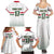 Custom Hungary Ice Hockey Family Matching Summer Maxi Dress and Hawaiian Shirt White Style Come on Magyars