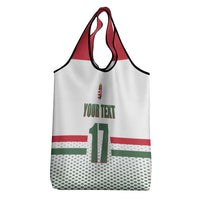 Custom Hungary Ice Hockey Grocery Bag White Style Come on Magyars
