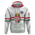 Custom Hungary Ice Hockey Hoodie White Style Come on Magyars