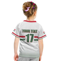 Custom Hungary Ice Hockey Kid T Shirt White Style Come on Magyars