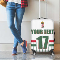 Custom Hungary Ice Hockey Luggage Cover White Style Come on Magyars