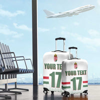 Custom Hungary Ice Hockey Luggage Cover White Style Come on Magyars
