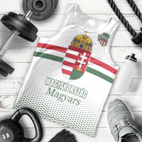 Custom Hungary Ice Hockey Men Tank Top White Style Come on Magyars