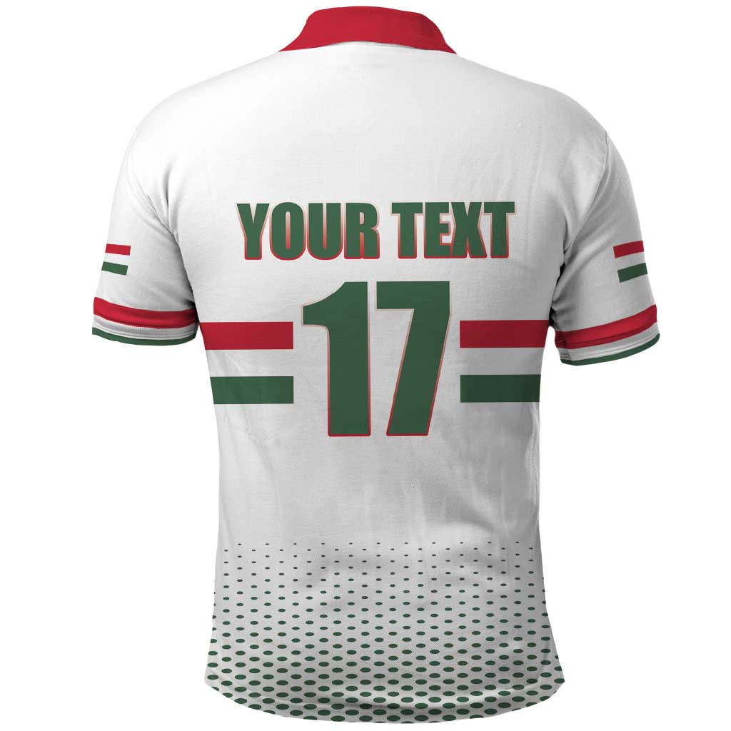 Custom Hungary Ice Hockey Polo Shirt White Style Come on Magyars