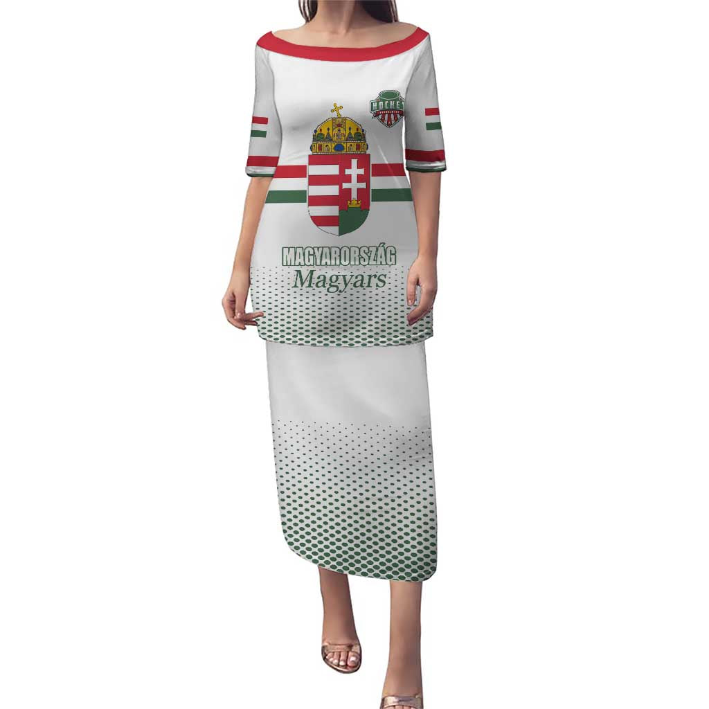 Custom Hungary Ice Hockey Puletasi White Style Come on Magyars