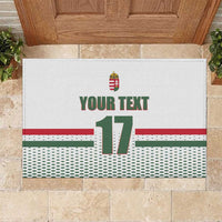 Custom Hungary Ice Hockey Rubber Doormat White Style Come on Magyars